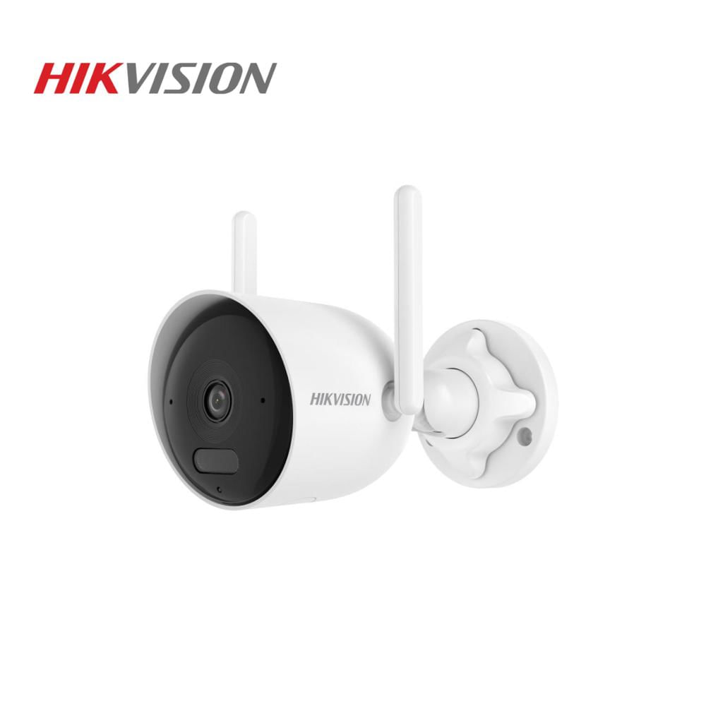 Cámara IP Bullet Wi-Fi 6 Hikvision EasyLink DS-2CFW04 4MP IR 30m con Audio Bidireccional