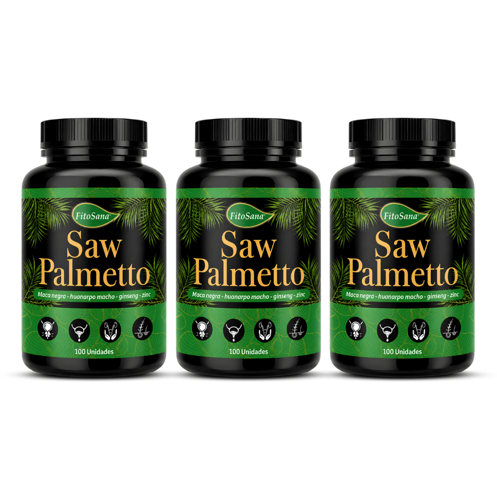 PACK X 03 - SAW PALMETTO 100 Cápsulas - FITOSANA