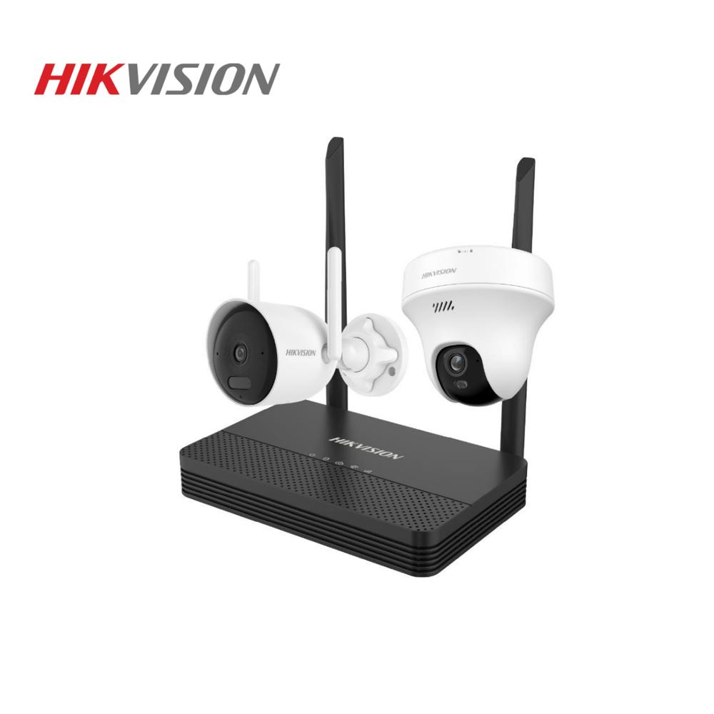 Kit Videovigilancia EasyLink Hikvision Wi-Fi 6 NVS Cámara PT Turret Interior Cámara Bullet Exterior
