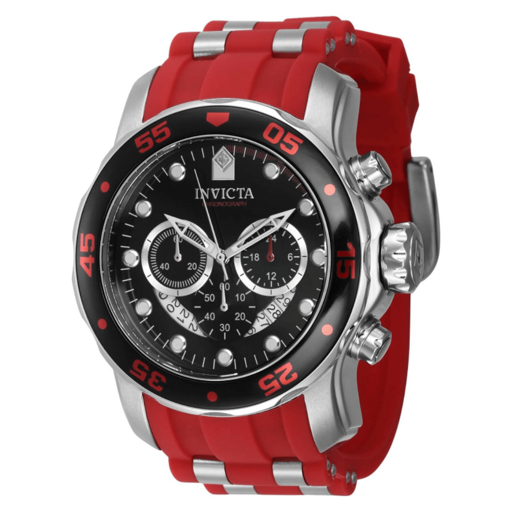 Invicta Pro Diver SCUBA Men's Watch - 48mm  Steel  Red  40475
