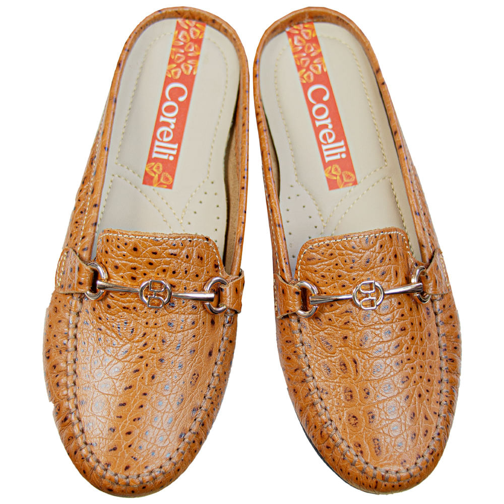 Zueco Chato Mujer Corelli Mara Tortuga Natural Talla 38
