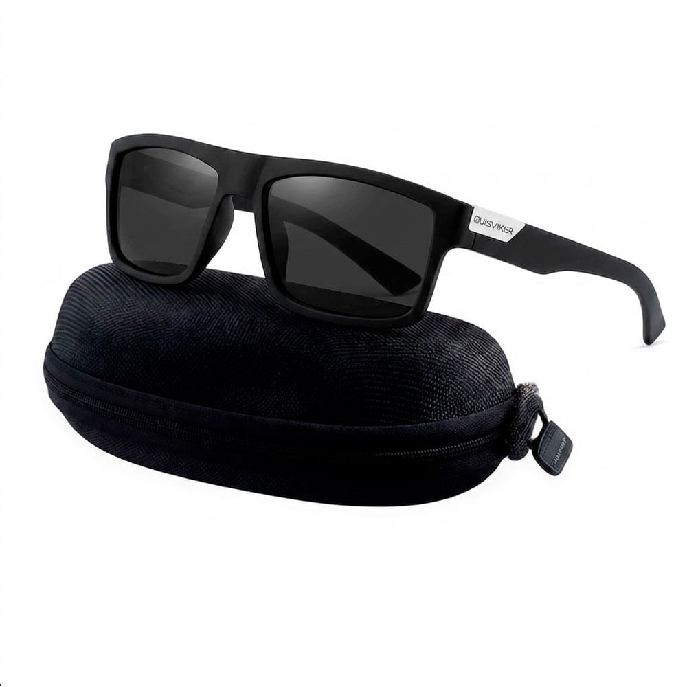 Quisviker Lentes de Sol Negro B Polarizados UV400 Unisex