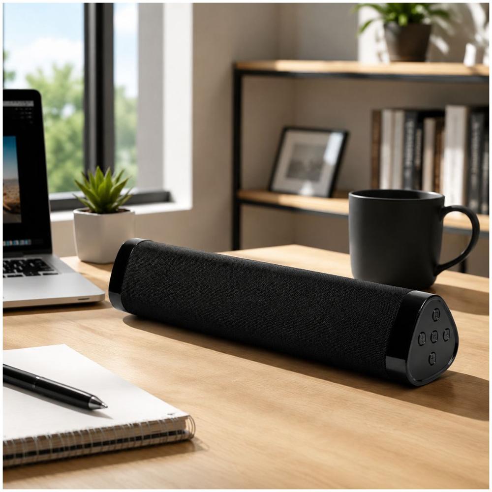 Parlante Bluetooth Barra de Sonido A500 Recargable 6W Entrada USB TF y 3.5mm -  Negro
