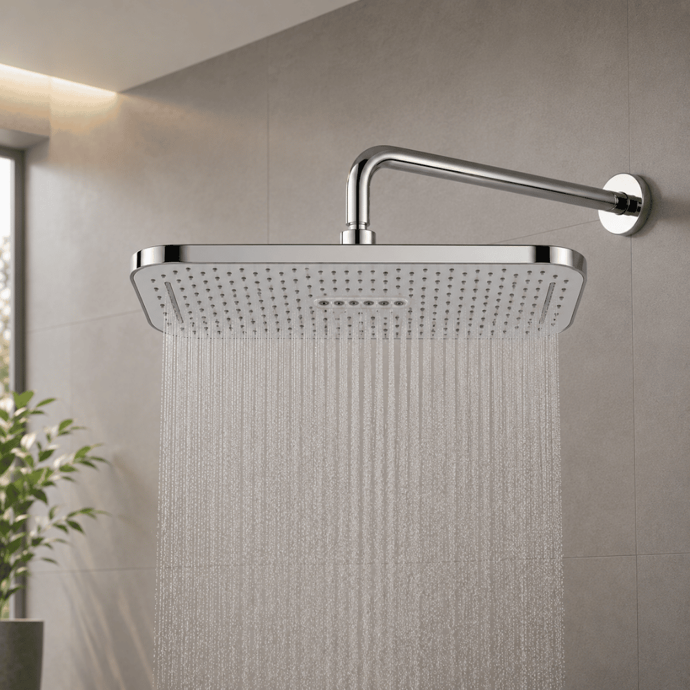 Ducha Tipo Lluvia 32 x 21 cm ABS Boquillas Antisarro de Silicona