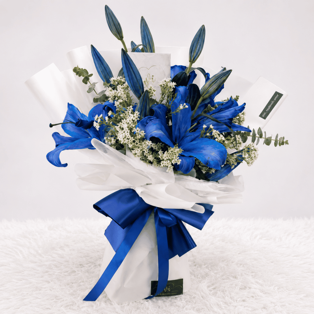 Ramo Alessia - Lirios azules