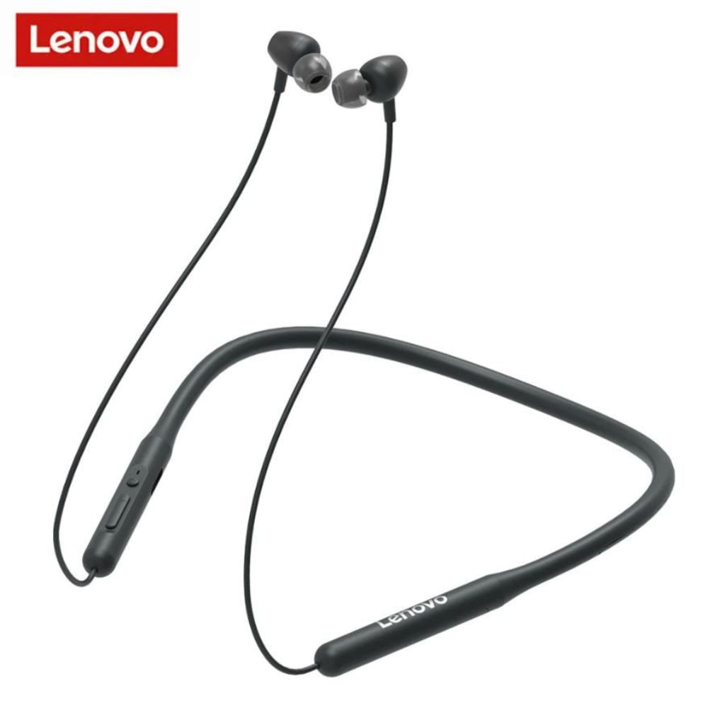Audífonos Bluetooth Lenovo H203 - Neckband - Negro