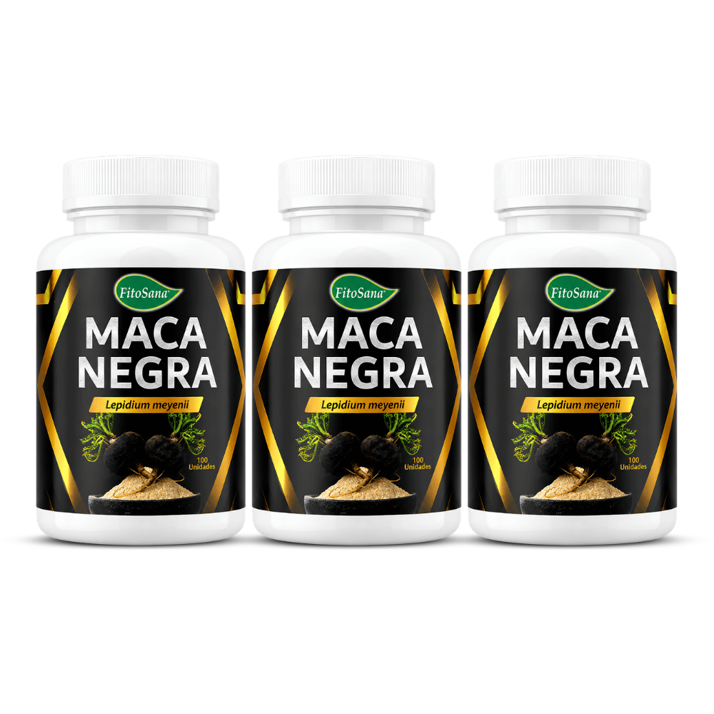 PACK X 03 - Maca Negra FITOSANA - 100 Cápsulas