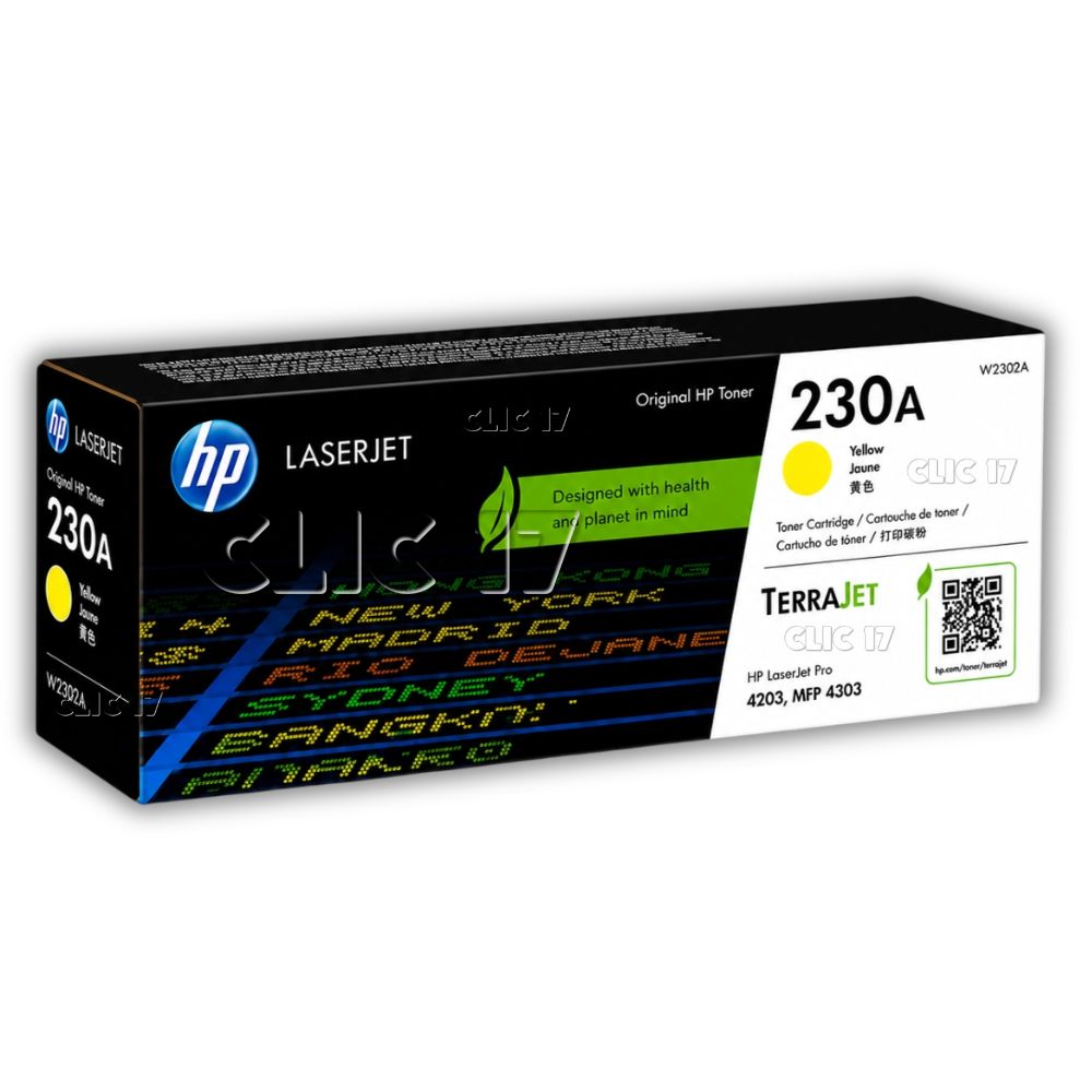 Toner HP 230A Amarillo Original Laserjet Pro 4203, Mfp 4303