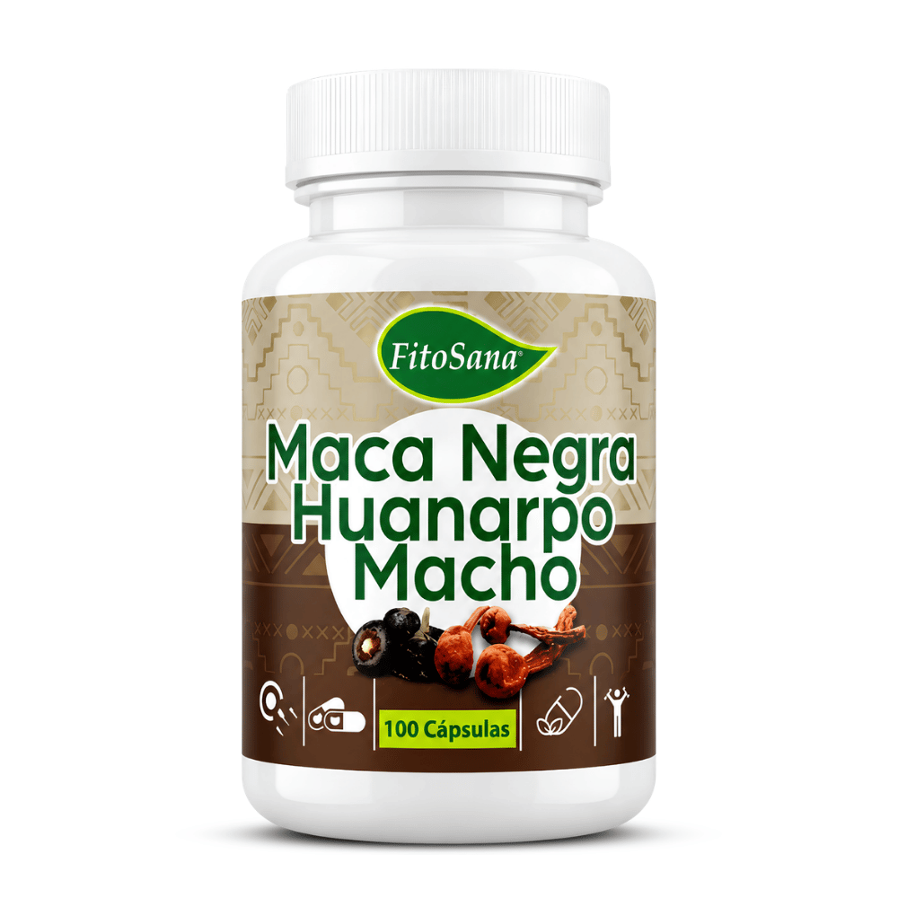 Maca Negra con Huarnapo Macho FITOSANA - 100 Cápsulas