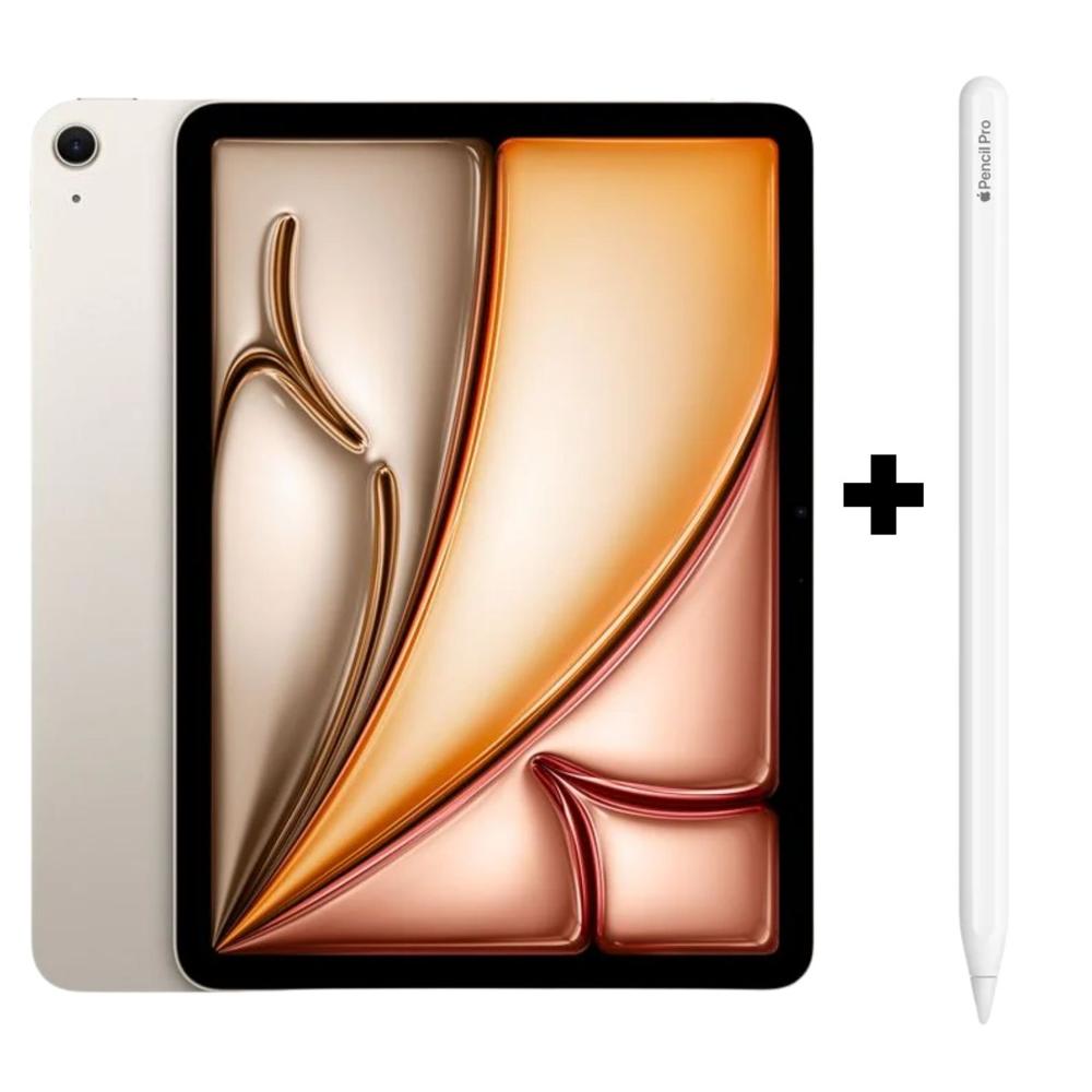 Ipad Air 8va generación 11 Wi-Fi 128GB Chip M4 2026 Starlight Pencil pro