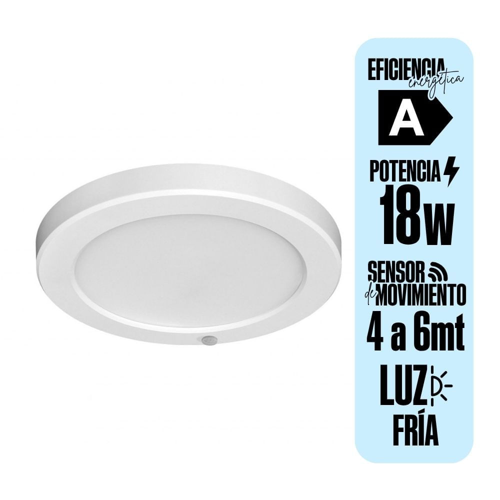 Downlight LED Sensor 18W Empotrable 3CCT Lightech