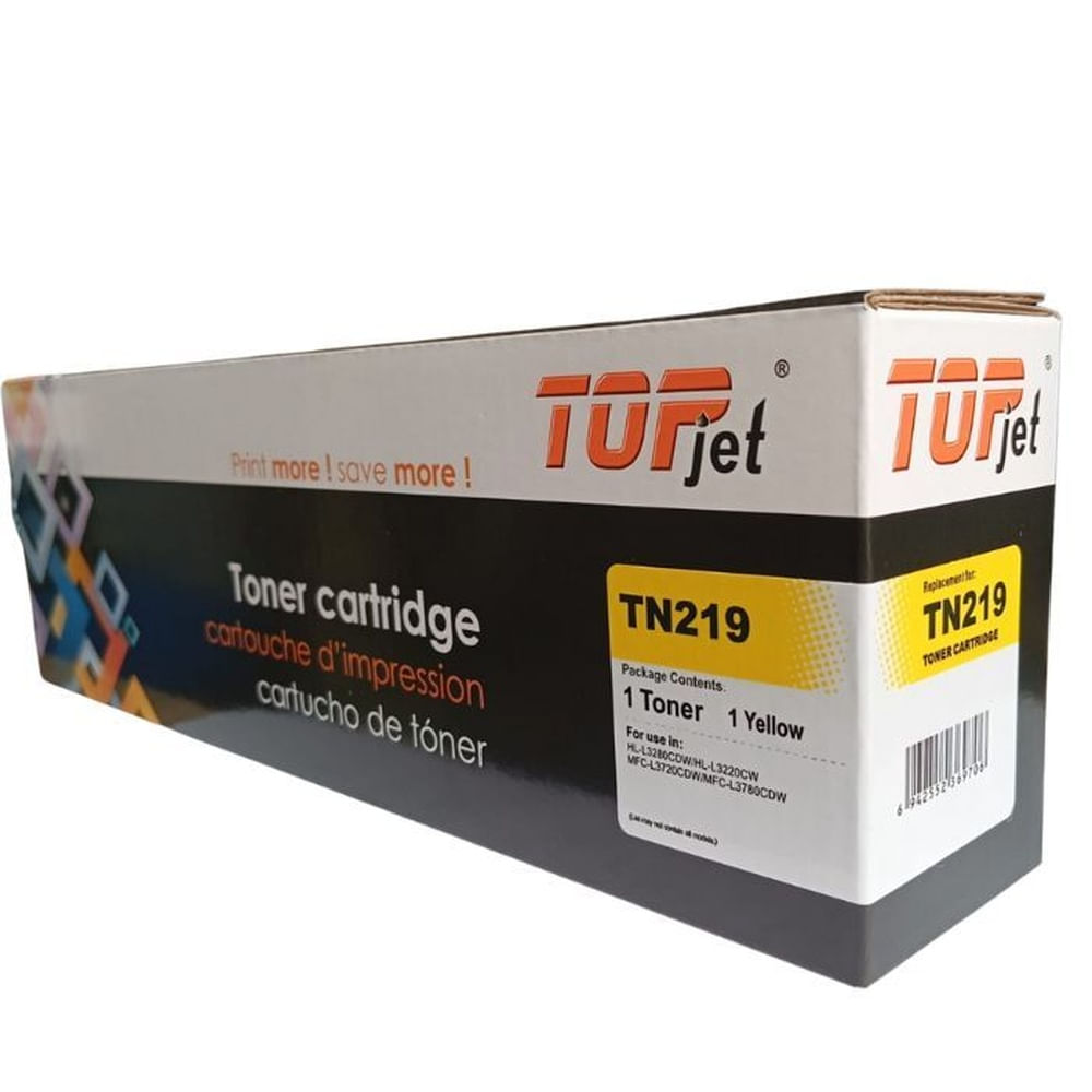TONER COMPATIBLE BROTHER TN-219 YELLOW
