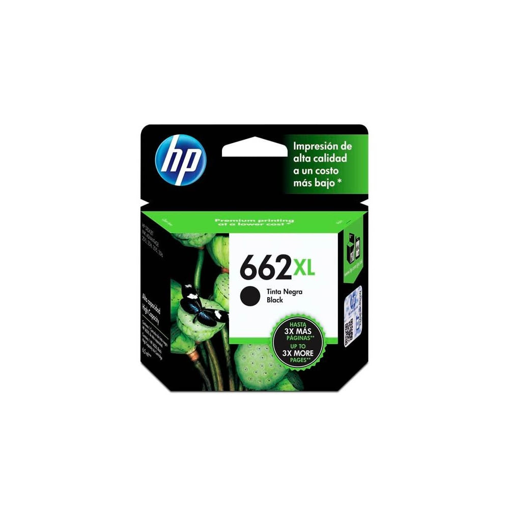 CARTUCHO TINTA HP 662XL CZ105AL NEGRO 360 PAG