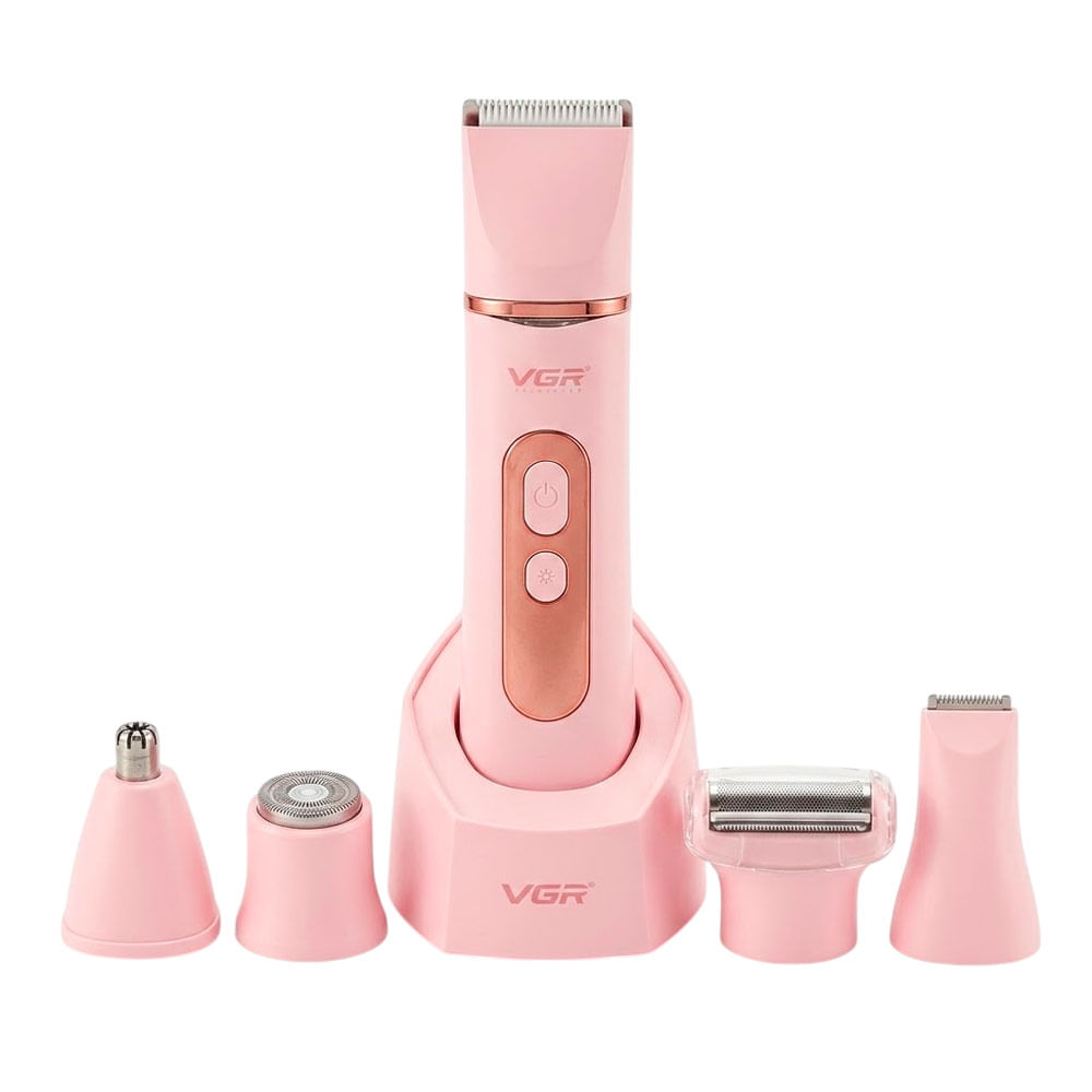 Depiladora Eléctrica Vgr V-763 5 En 1 Inalámbrica Para Mujer