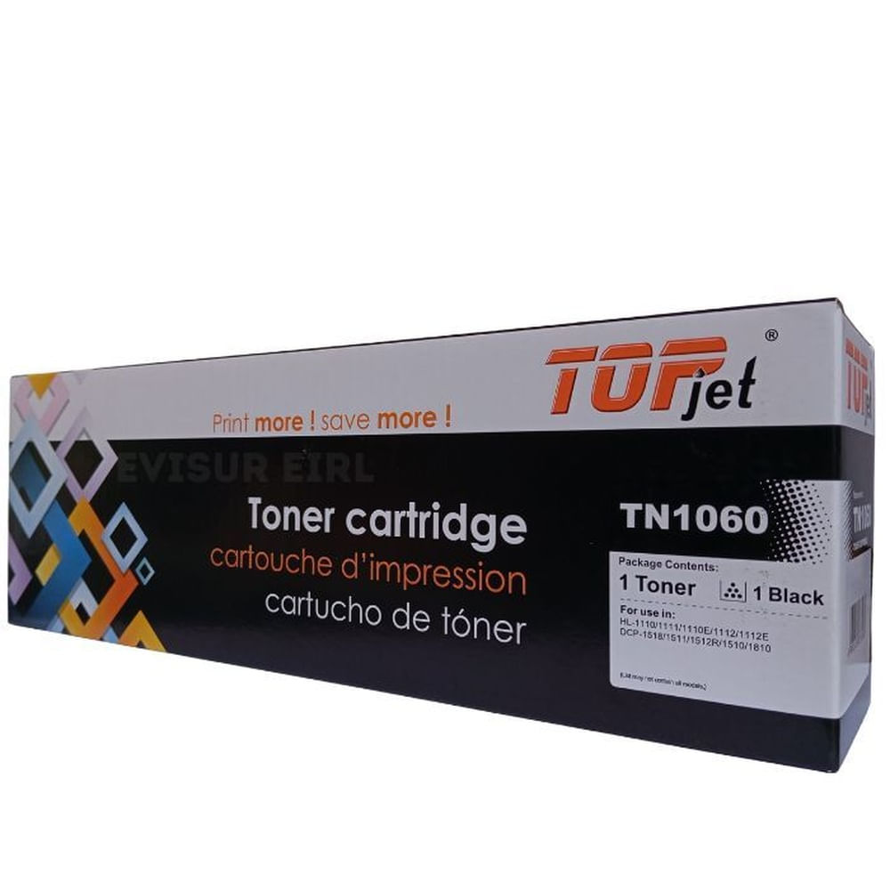 TONER COMPATIBLE BROTHER TN-1060 NEGRO 1,000 PAGINAS HL-1202 / 1212W