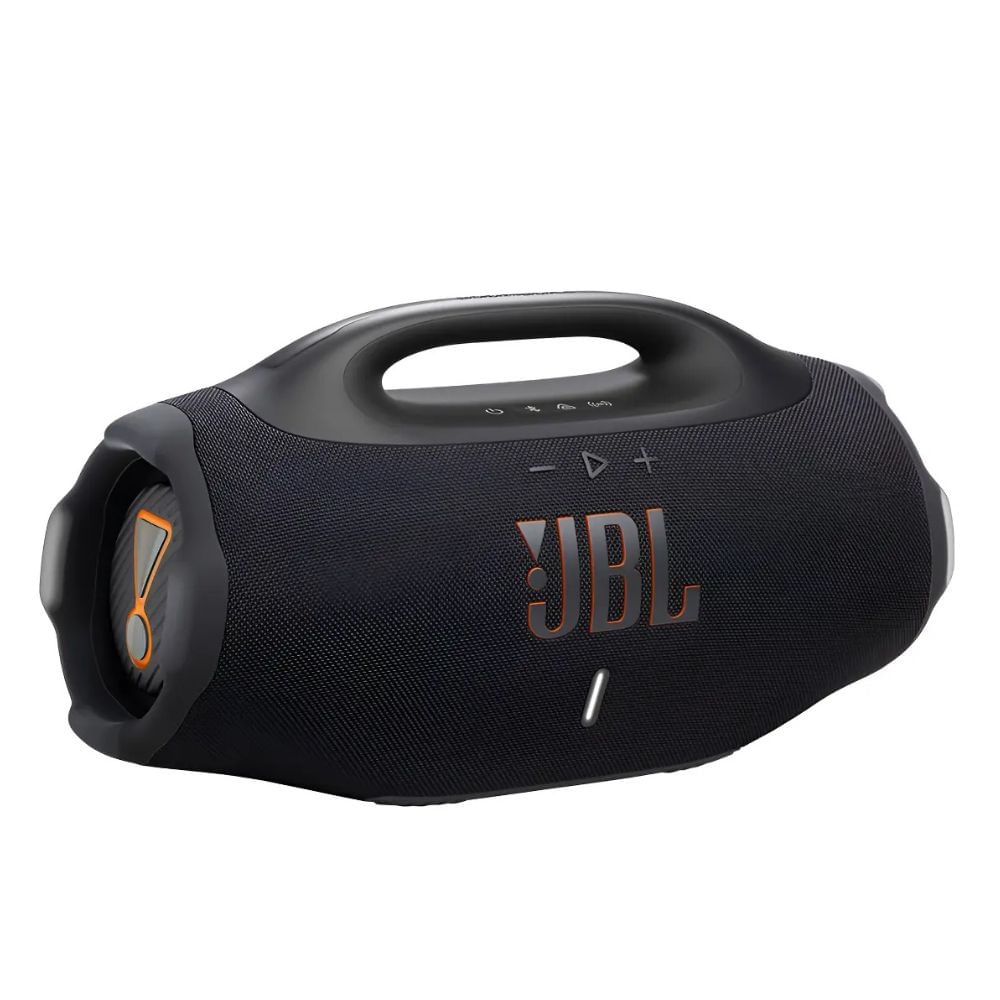 Parlante Bluetooth JBL Boombox 4 Pure Bass IP67 24h batería potente resistente al agua negro