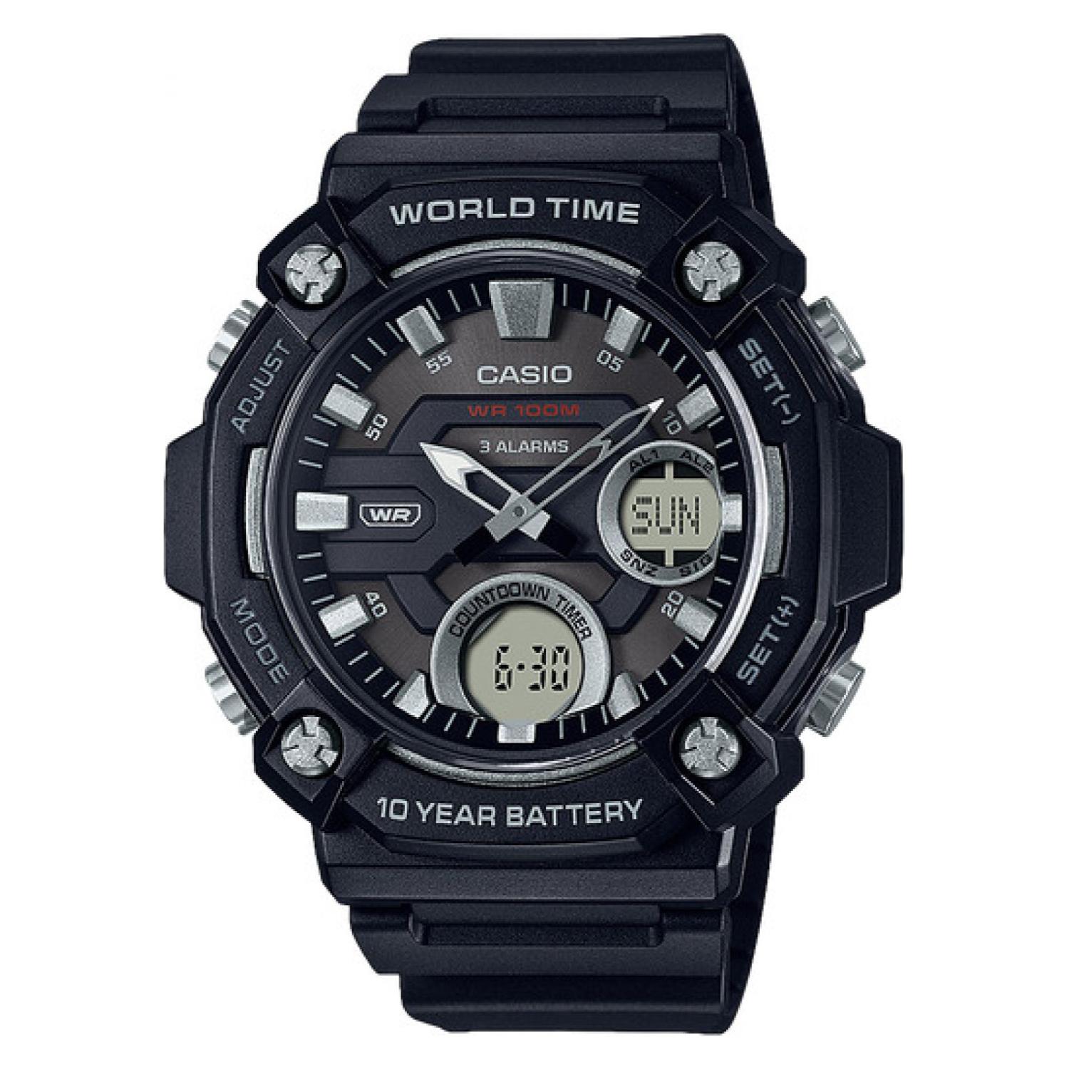 Reloj Casio Aeq-120W-1Av Hombre Negro