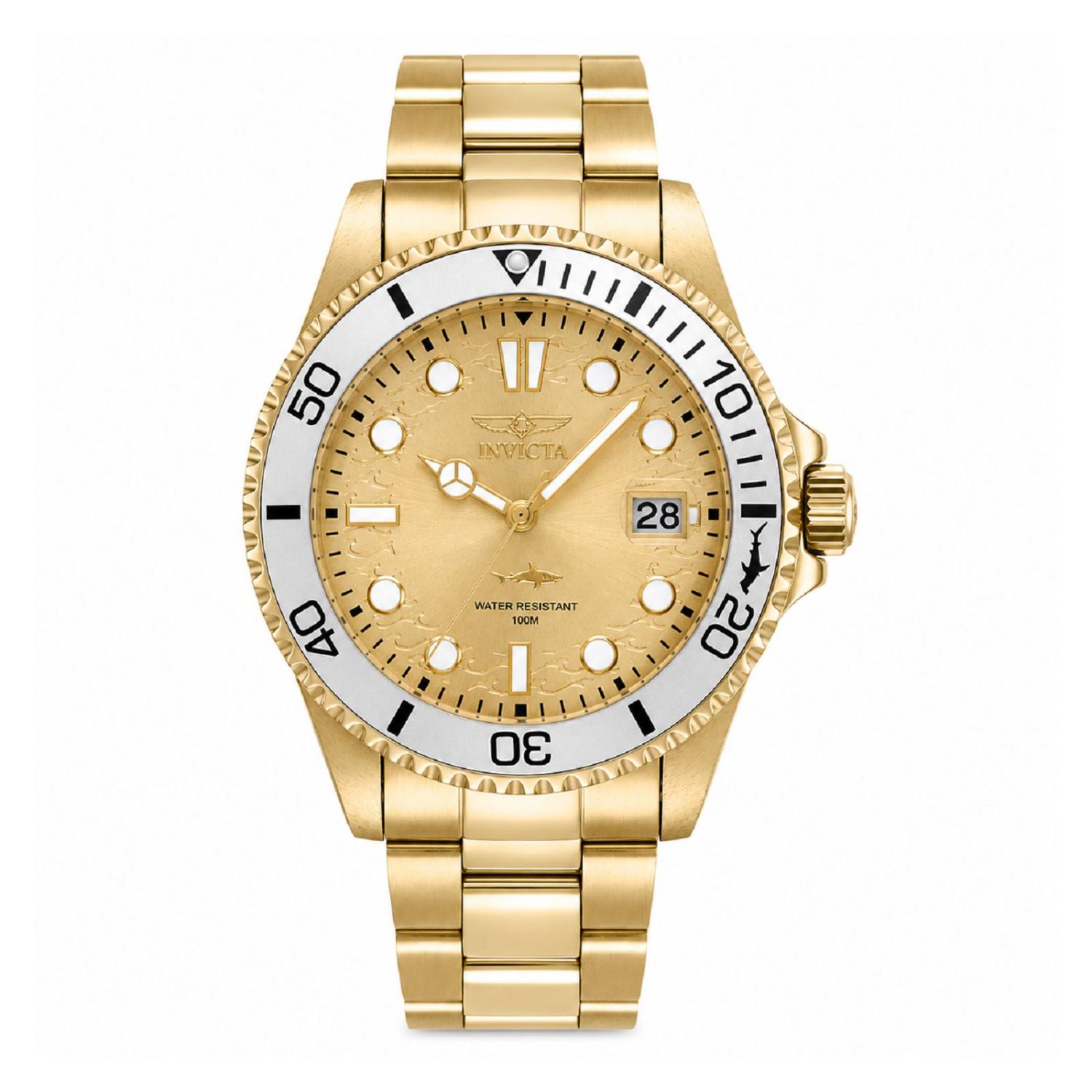 Reloj Invicta 48375 Pro Diver Steel Hombre Dorado