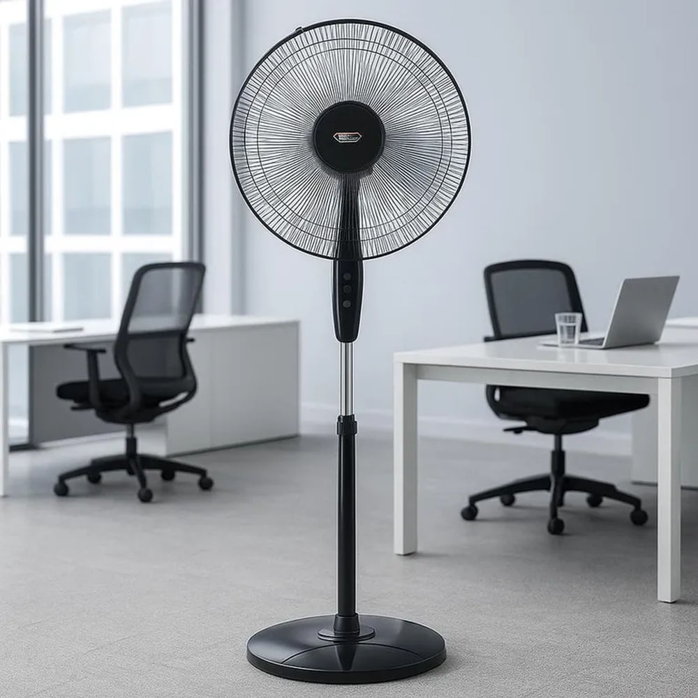 Ventilador de Pie 16 Silencioso 5 Aspas 3 Velocidades Importadora Victory