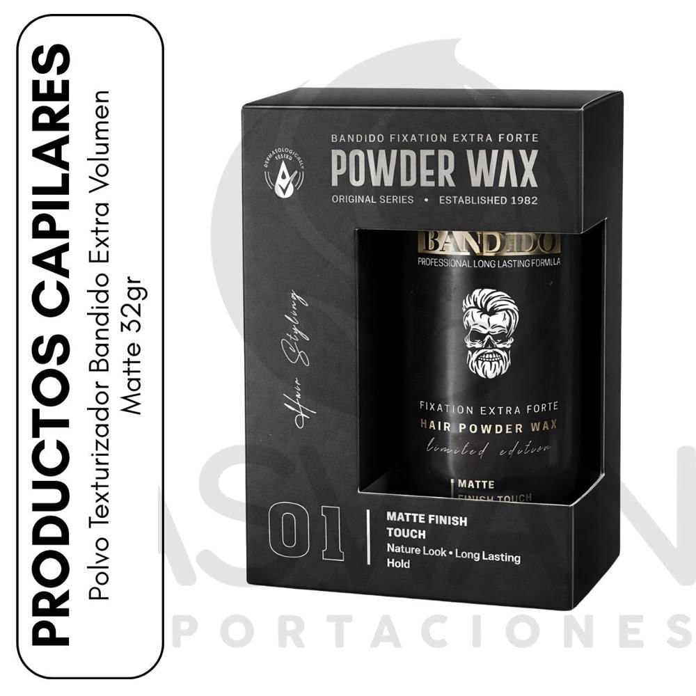Polvo Texturizador Bandido Extra Volumen Matte 32gr