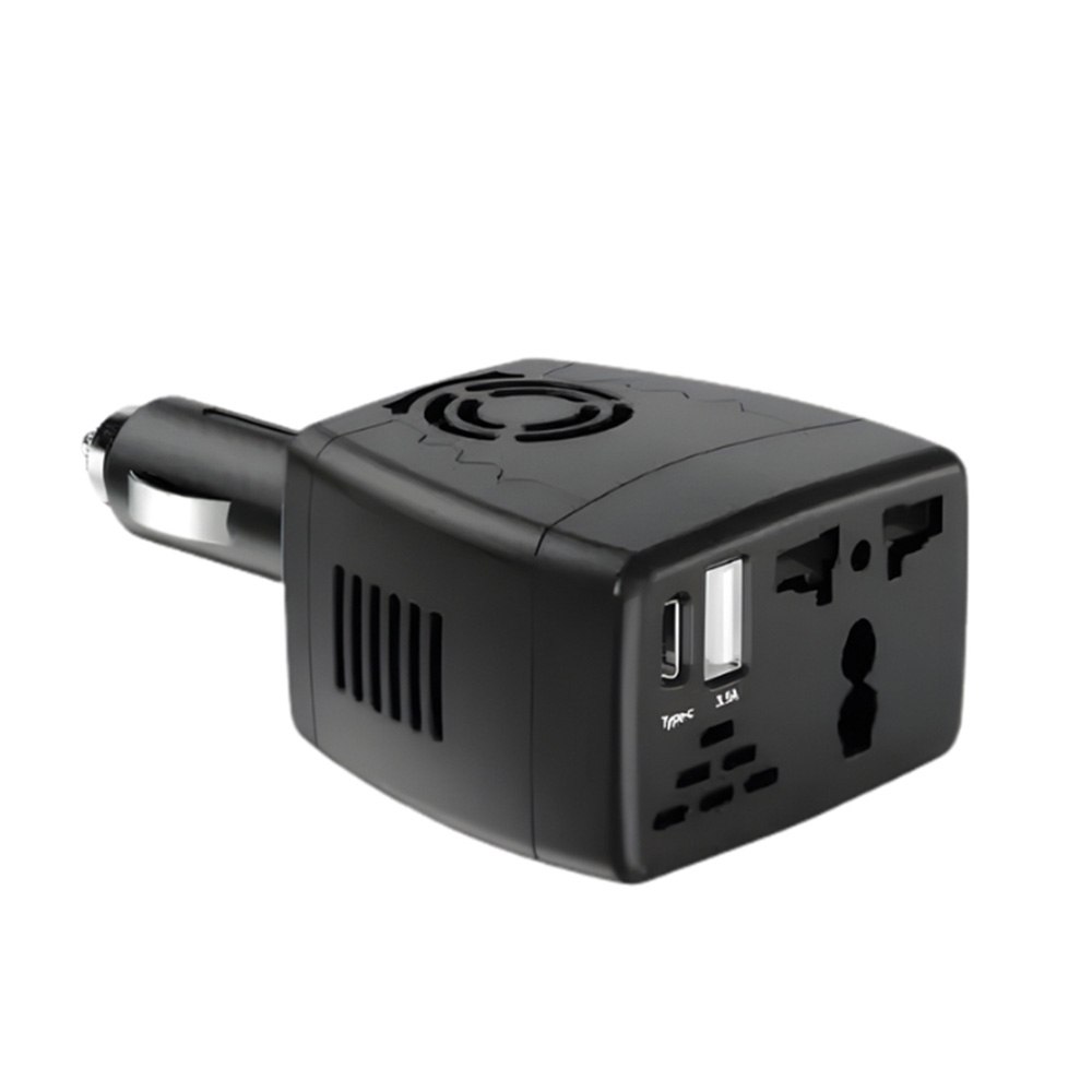 Inversor de Corriente para Auto de 150W Onda Sinusoidal Modificada 12V a 220V