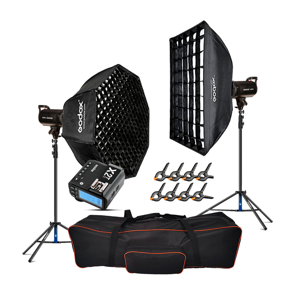 Combo Flash de Estudio 2 - SK300II-V PARA SONY