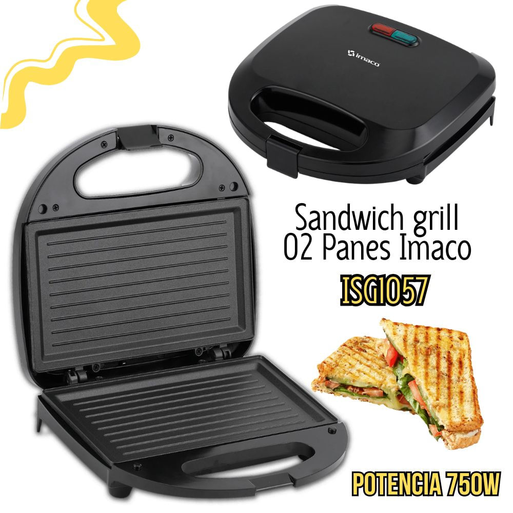 Sandwichera Grill 02 Panes Imaco ISG1057