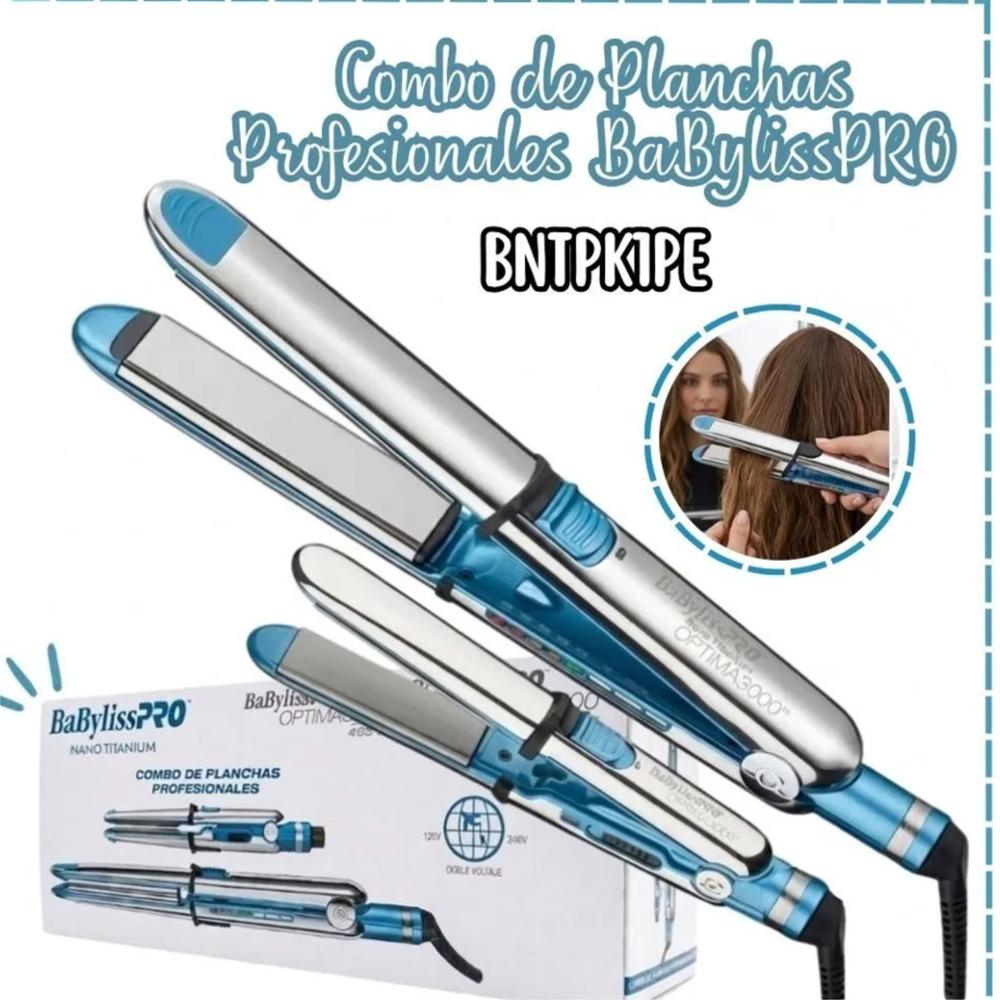 Combo BabylissPro Optima 2000 y Optima 3000 Nano Titanium
