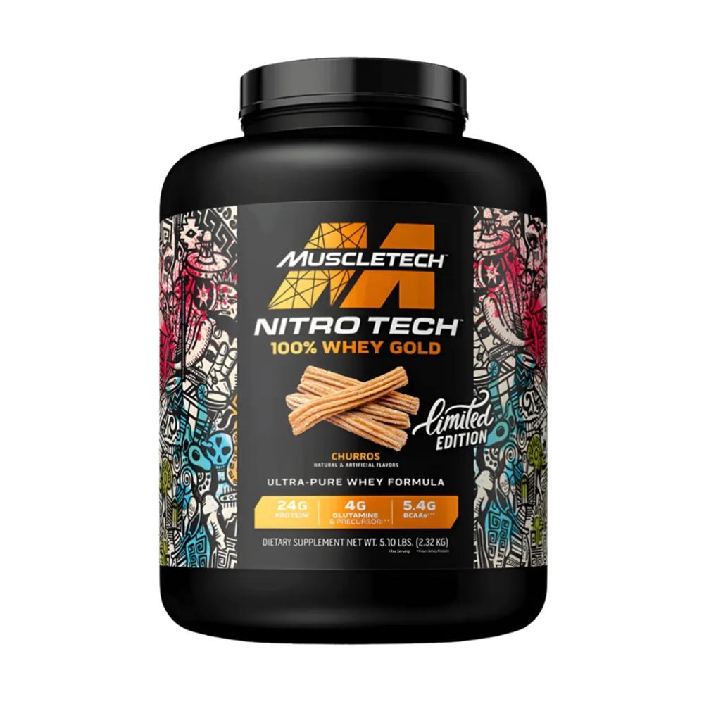 Proteina Nitrotech Whey Gold 5.1 LBS. Sabor Churro