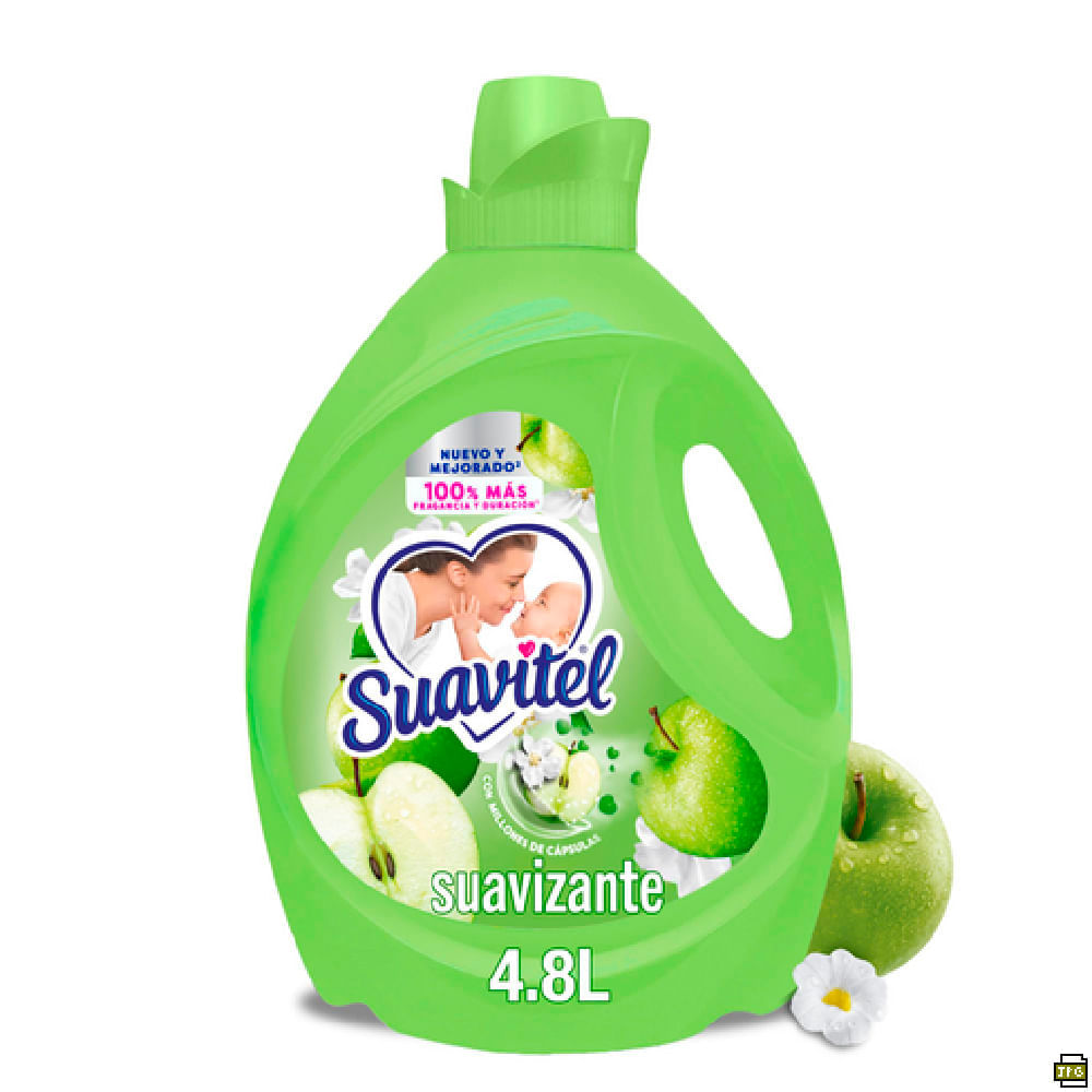 Suavizante SUAVITEL Frescura de Manzana Botella 4.8L