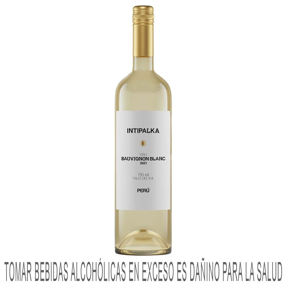 Vino Blanco INTIPALKA Sauvignon Blanc Botella 750ml