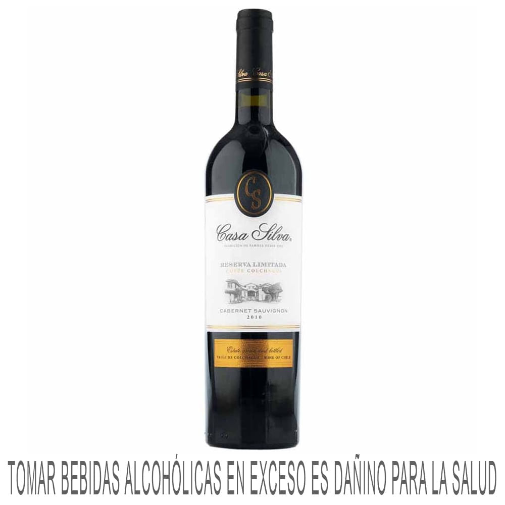 Vino Tinto CASA SILVA Reserva Limitada Cabernet Sauvignon Botella 750ml