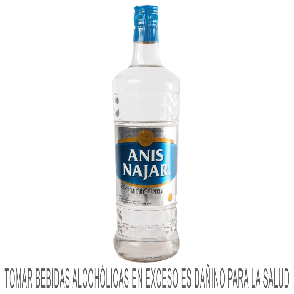Anís NAJAR Semi Dulce Especial Botella 750ml