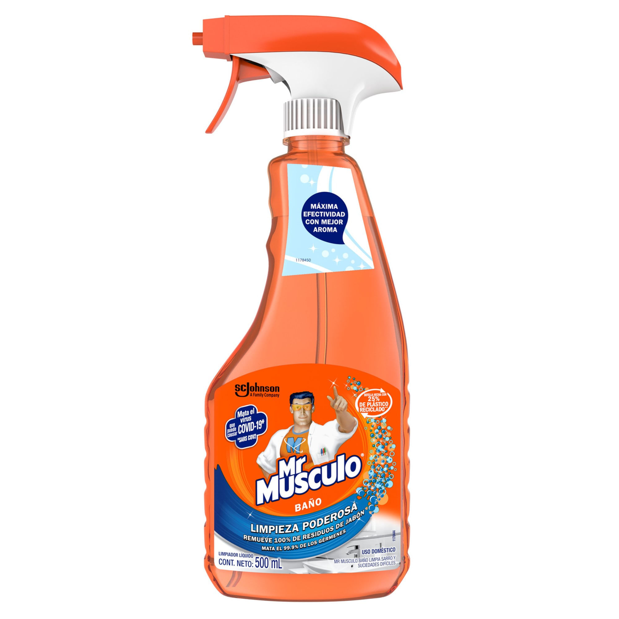 Desinfectante Líquido de Baño MR. MÚSCULO Total Gatillo 500ml