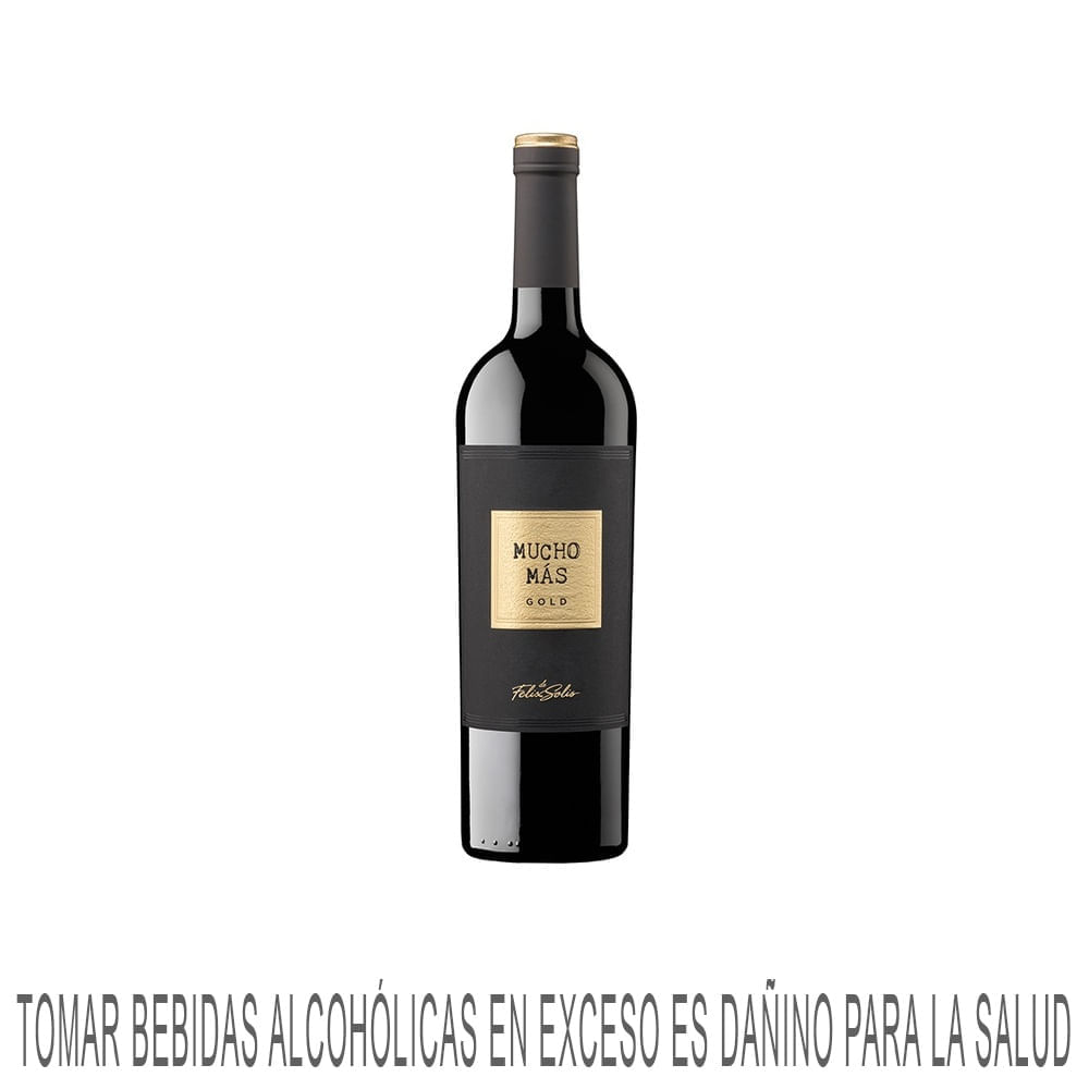 Vino Tinto MUCHO MÁS Gold Botella 750ml