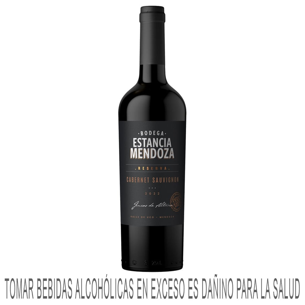 Vino Tinto ESTANCIA MENDOZA Reserva Cabernet Sauvignon Botella 750ml