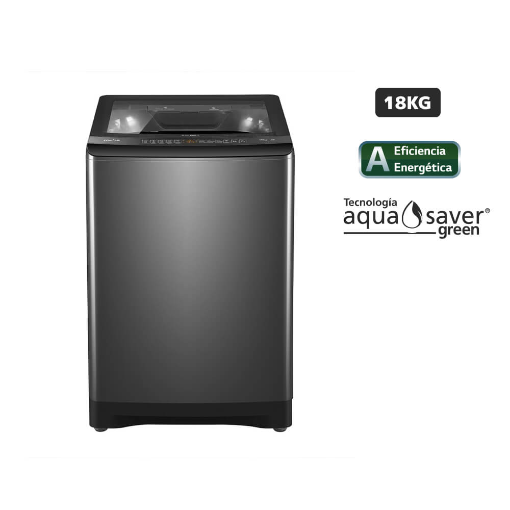 Lavadora MABE Carga Superior 18 Kg Direct Motion LMA8120WDGBB0 Diamond Gray