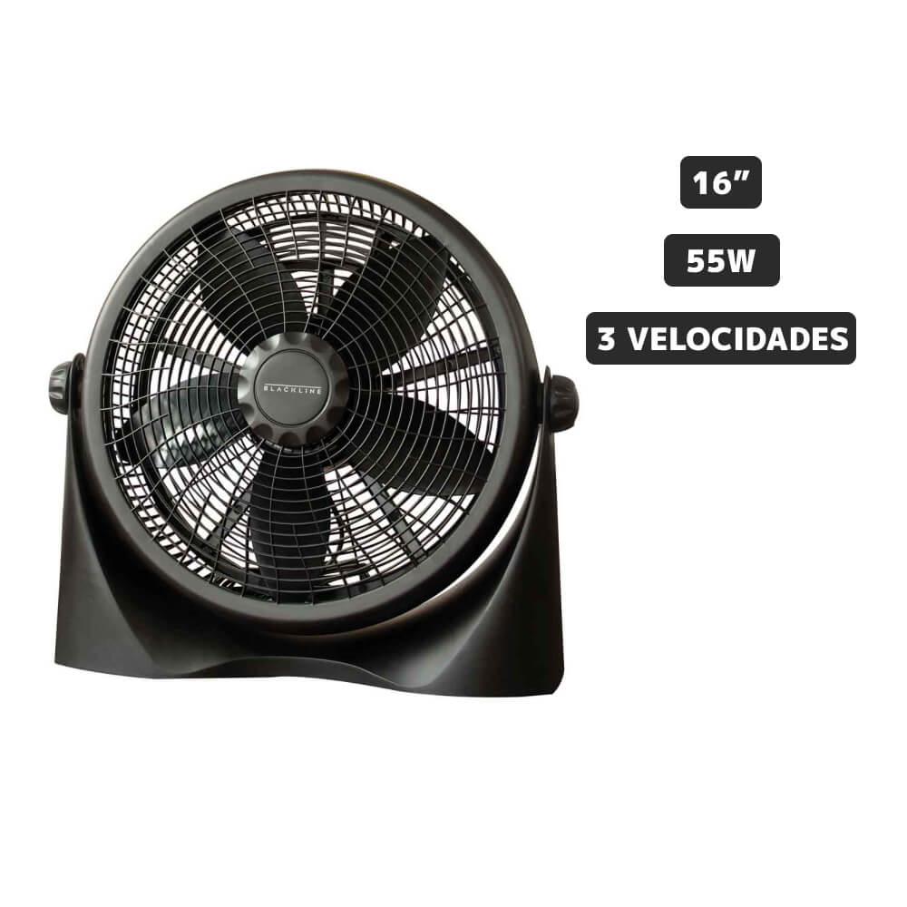 Recirculador BLACKLINE FB40-9H 16"" Negro