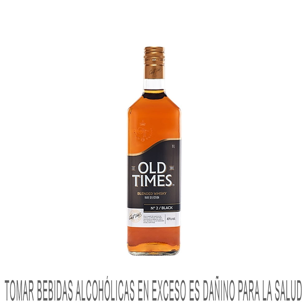 Whisky OLD TIMES Black Botella 750ml