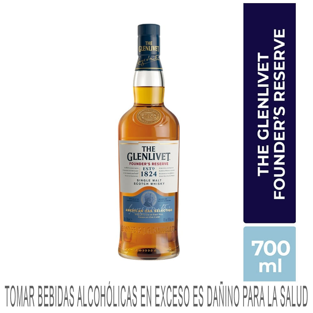 Whisky THE GLENLIVET Founders Botella 700ml