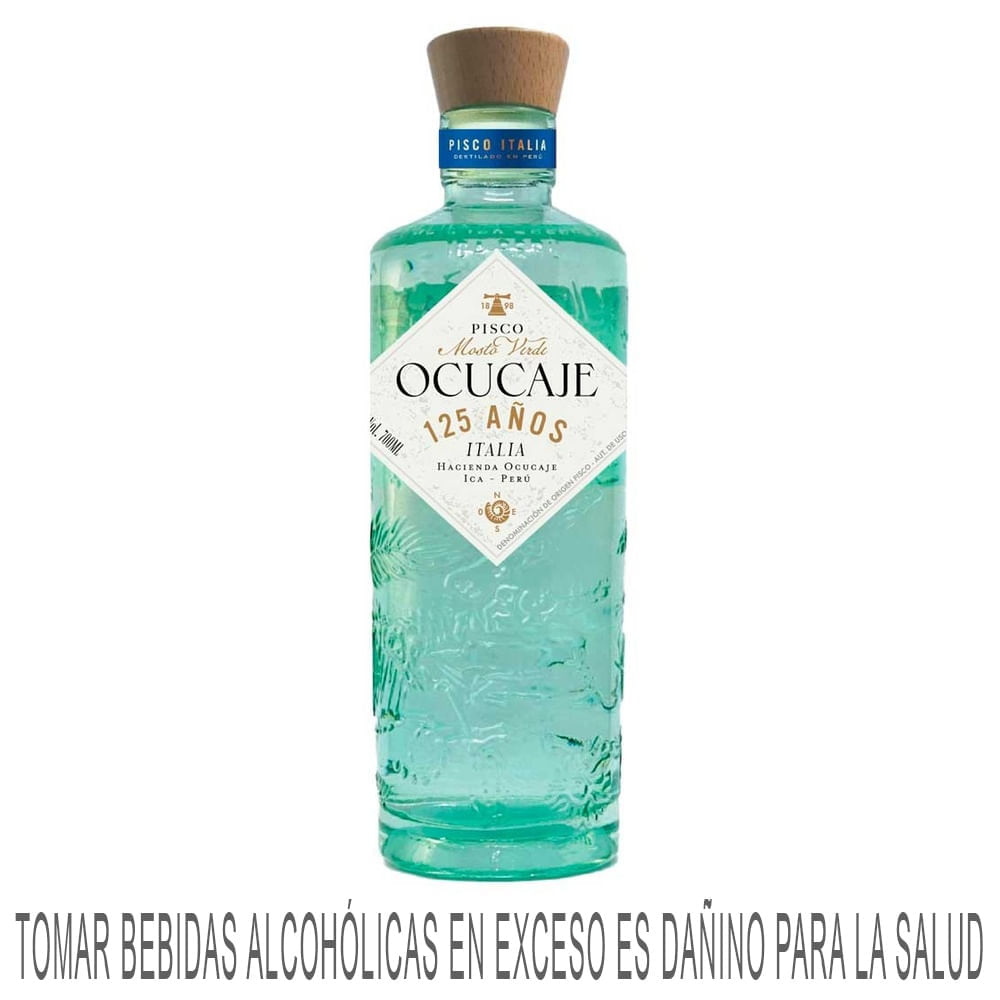 Pisco Mosto Verde OCUCAJE Italia Botella 700ml