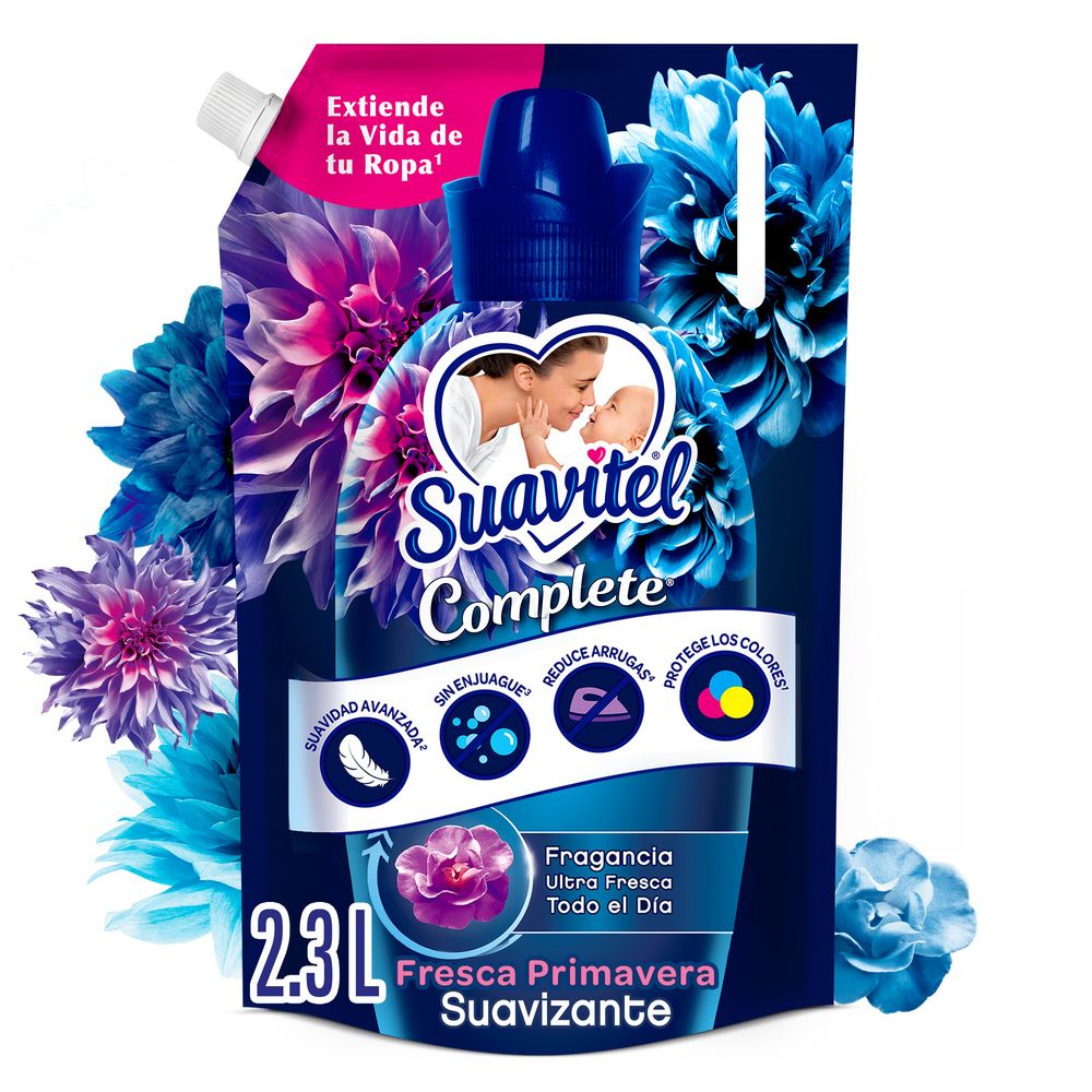 Suavizante SUAVITEL Complete Fresca Primavera Doypack 2.3L