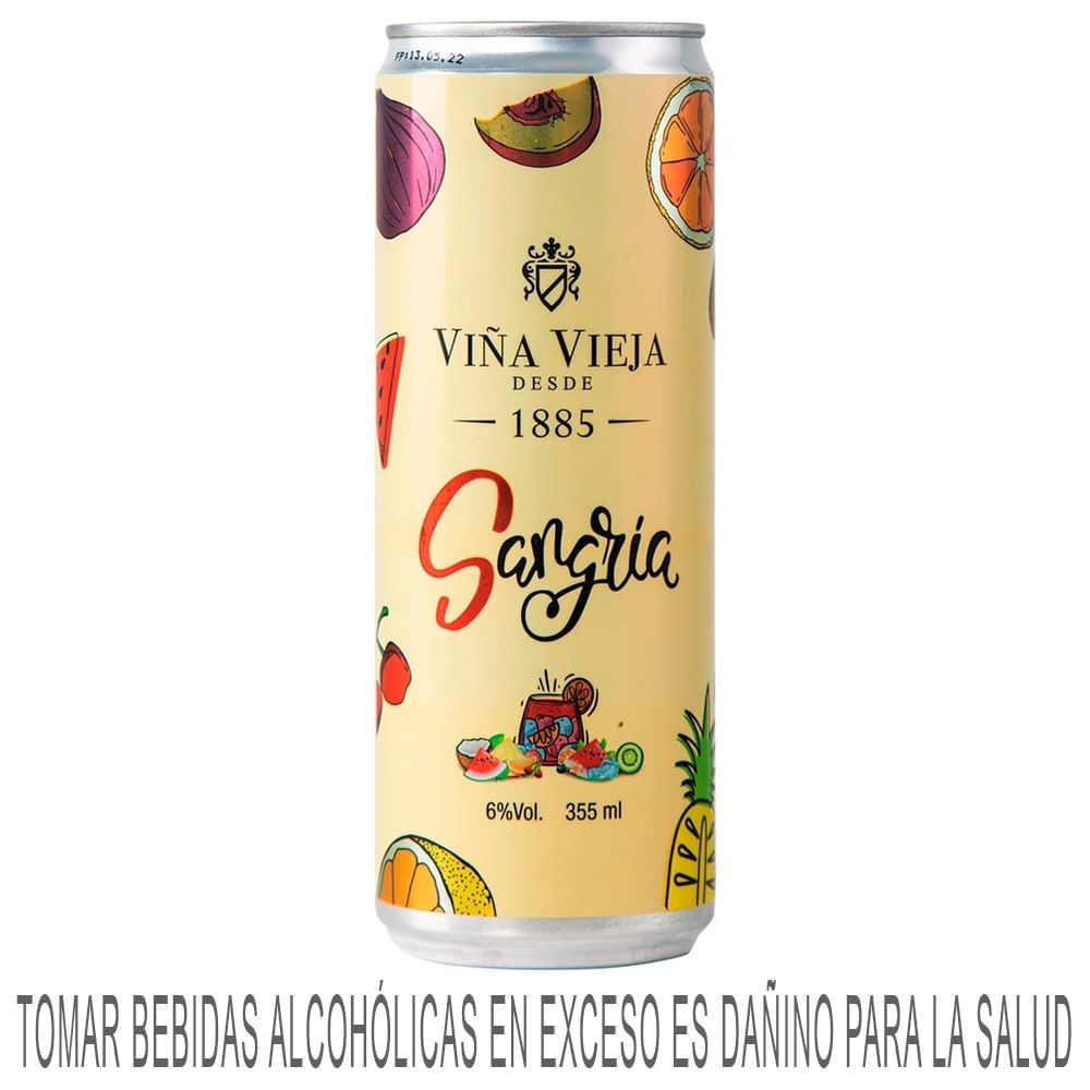 Sangría VIÑA VIEJA Lata 355ml