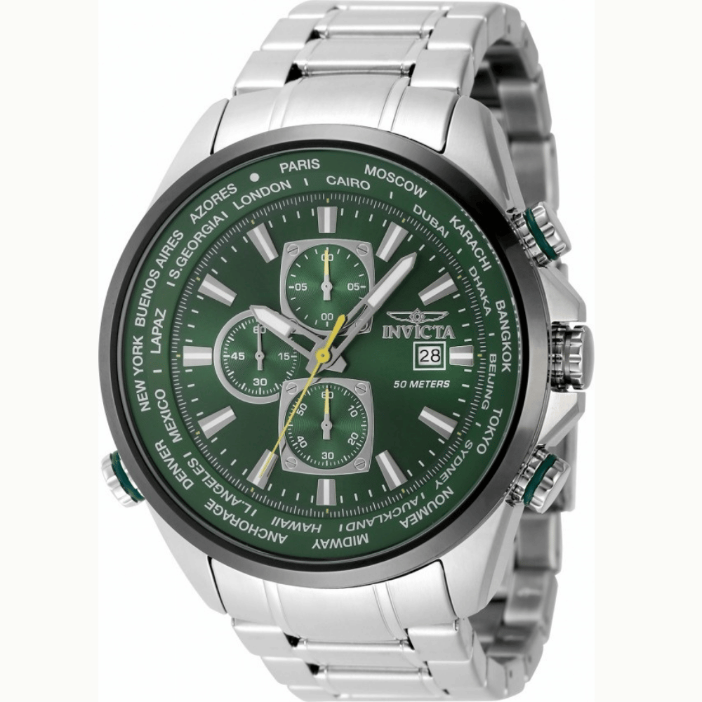 Invicta Aviator Interceptor Men's Watch - 50mm Steel  49078