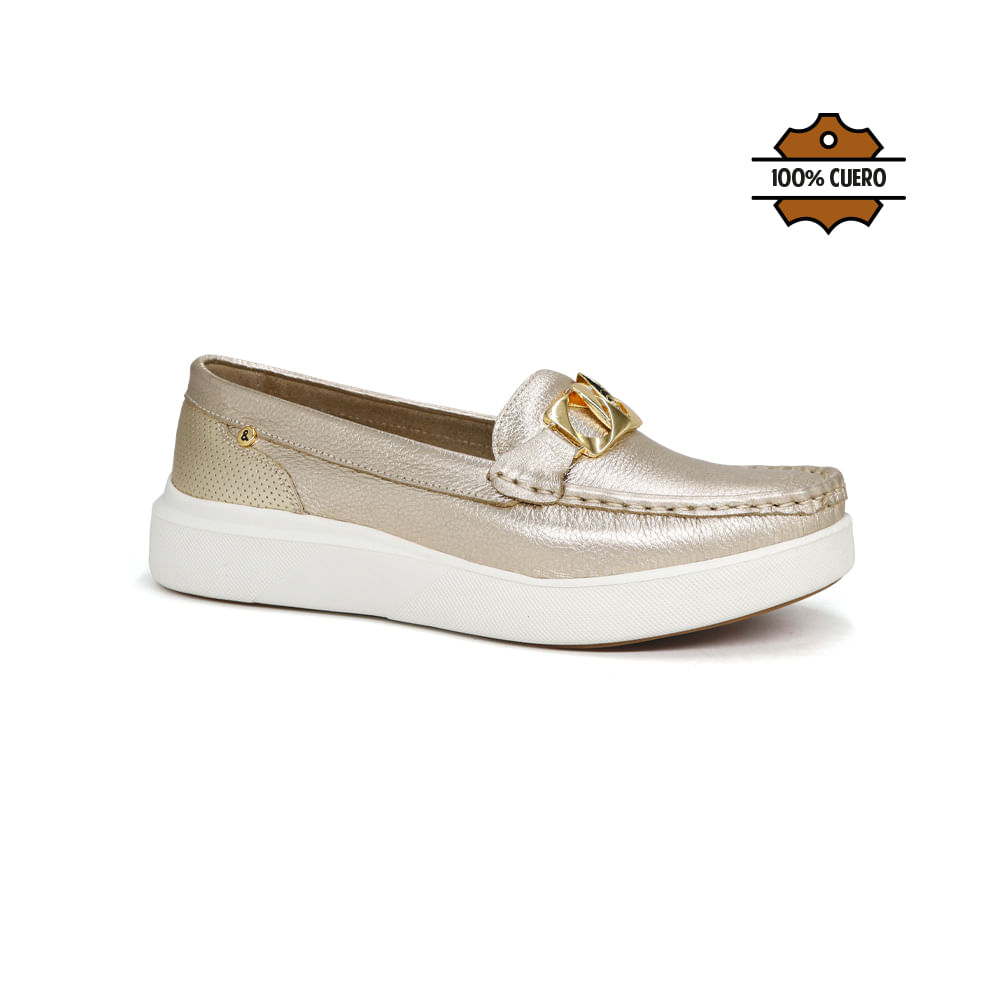 Mocasines Casuales Mujer CEDA-KA26Q3 Dorado 38