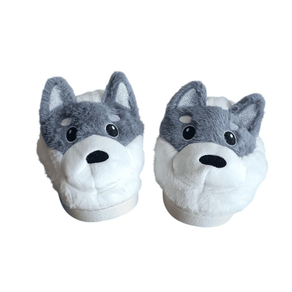 Pantuflas de Felpa Con Diseño de Peluche Perro T 36-37