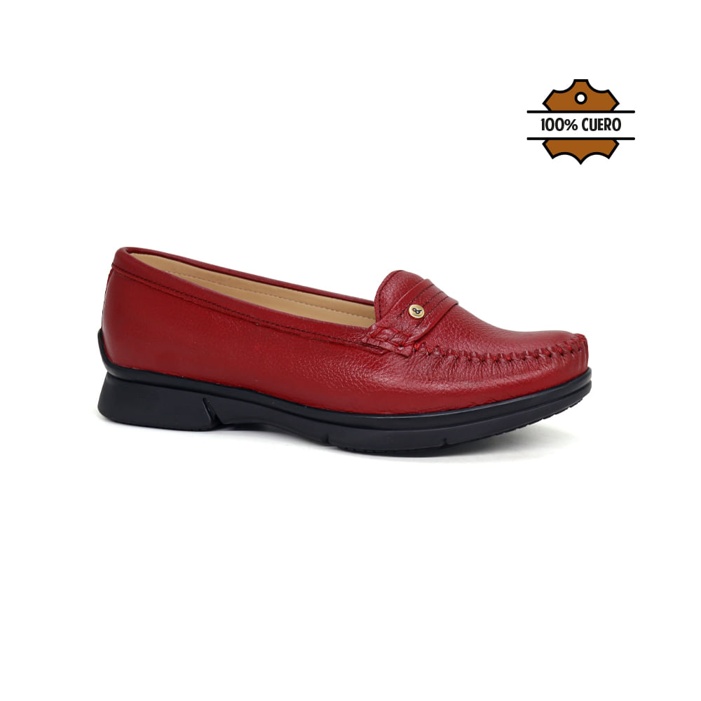 Mocasines Casuales Mujer 2627-KA26Q3 Rojo 39
