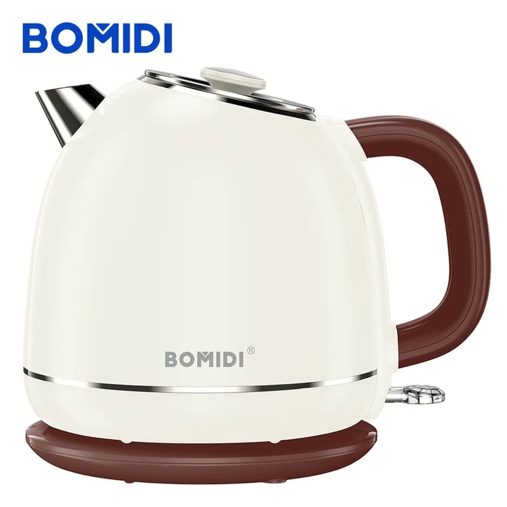 Hervidor Eléctrico 1.7 L Bomidi Beige Marrón