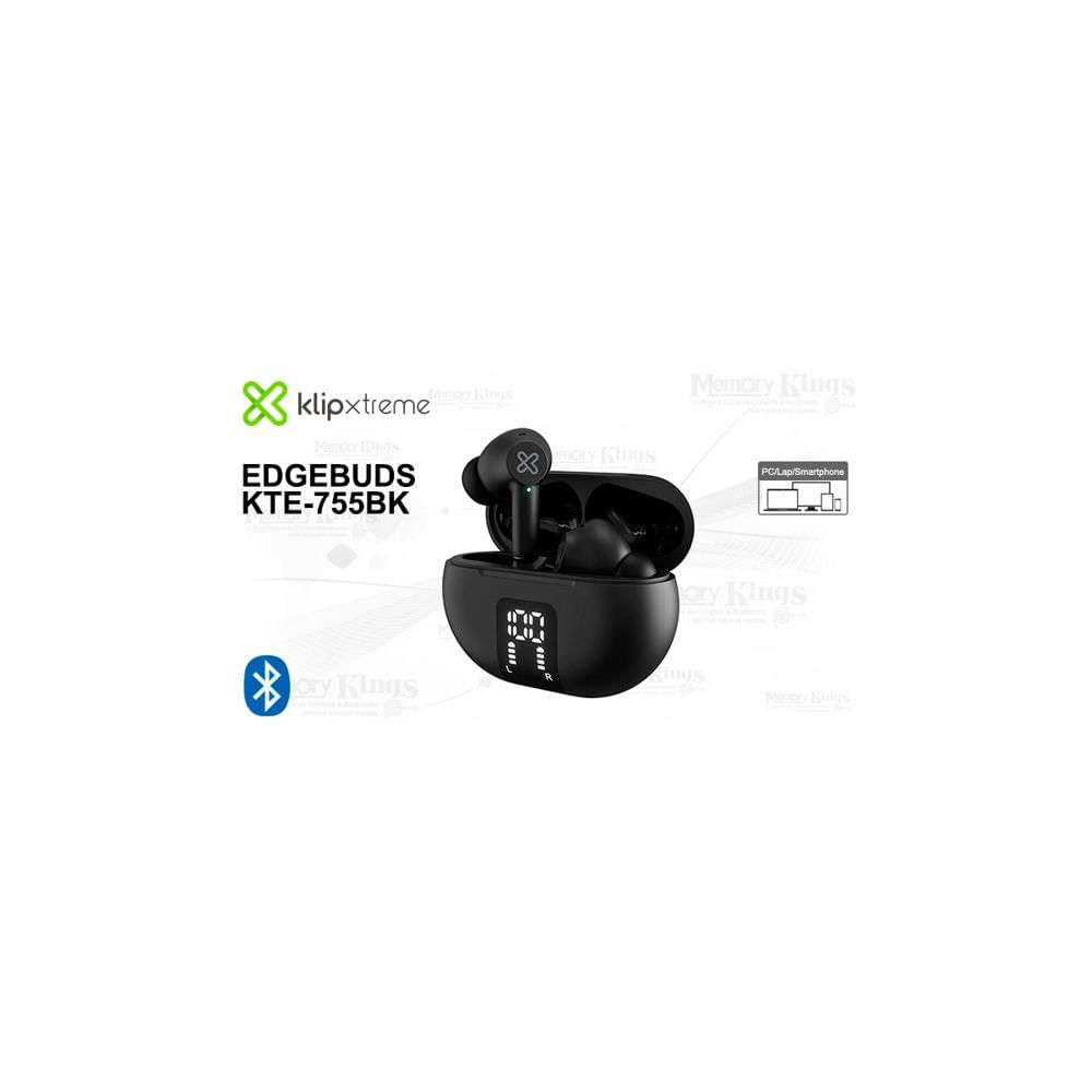 Audífonos inalámbricos Klip Xtreme EdgeBuds KTE-755BK