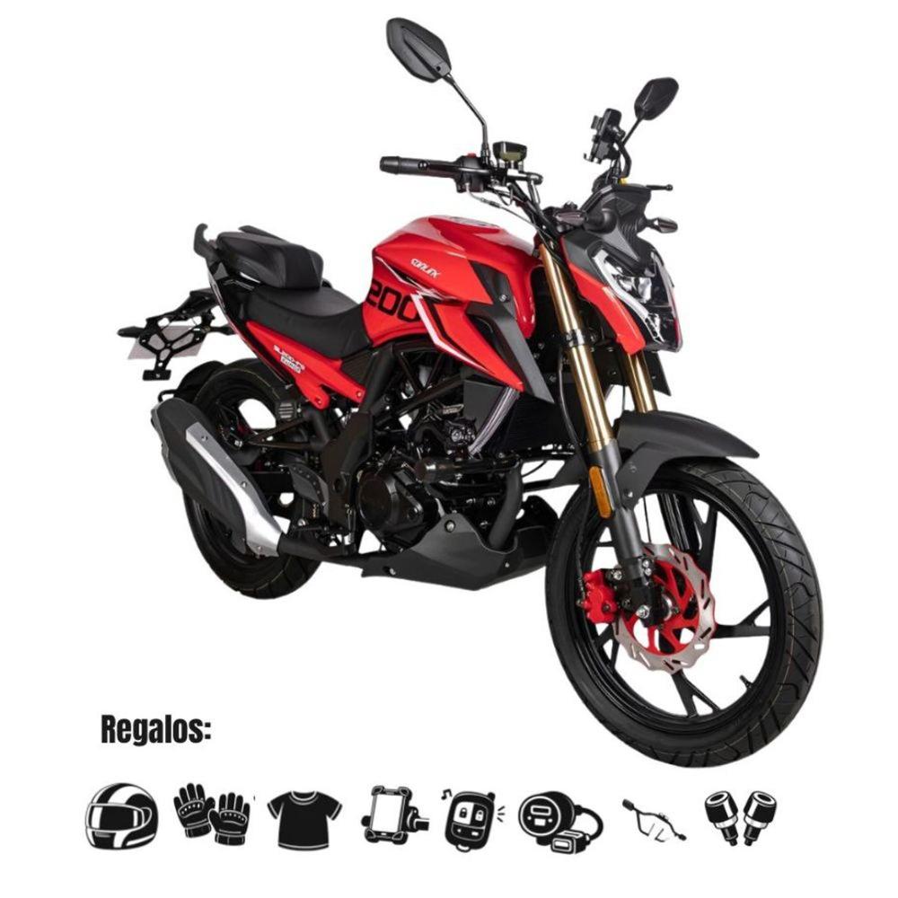 Moto Sonlink Sl200-f9. 200cc 13.6hp Barras Monoshock Rojo
